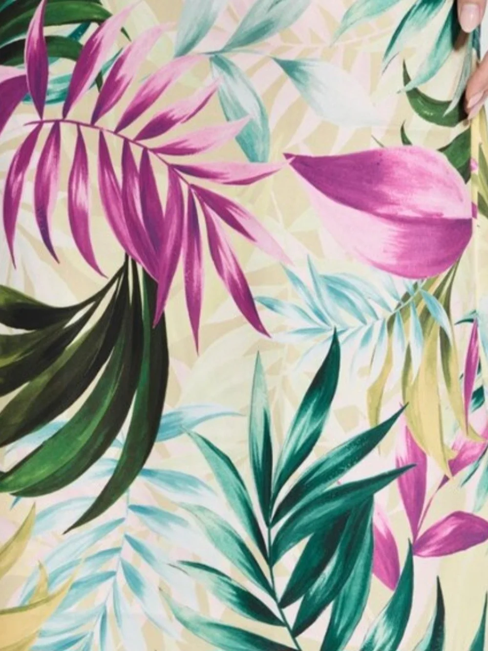 Guess Akilina Cowlneck Midi Dress Tropical Escape XS $138 - Picture 7 of 8